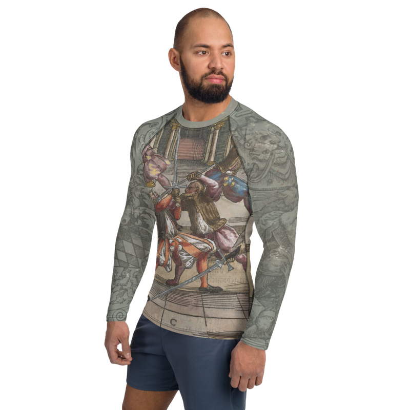Rusty Contrast Rash Guard Technicolor Meyer Men's Rash Guard – SoCal Swords